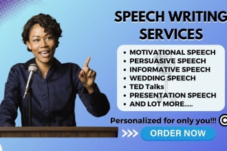 write a persuasive, informative, business, motivational speech