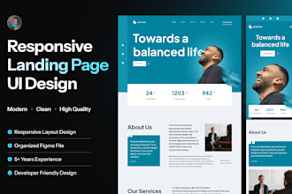 design landing page for your startups