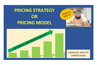 prepare customized pricing strategy or pricing model