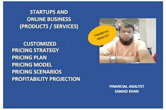 design customized pricing strategy or pricing model