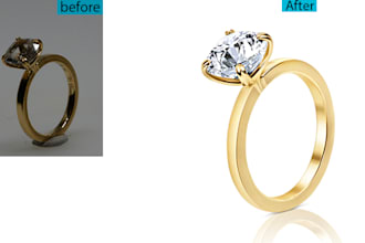 do jewelry image retouching and product photo editing