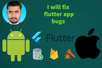 fix your flutter app bugs, issues, and updations