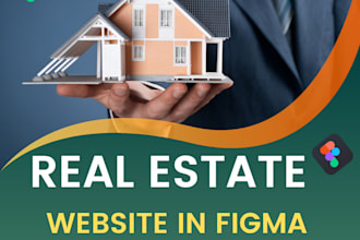 design a real estate website in figma