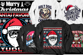 do christmas t shirt designs and custom holiday clothing