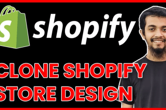clone shopify store or landing page within 24 hrs by pagefly gempages