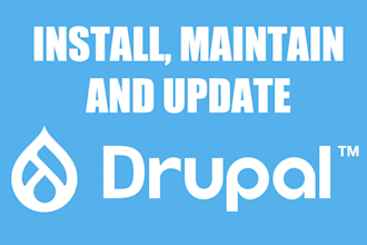 install or update drupal core and modules