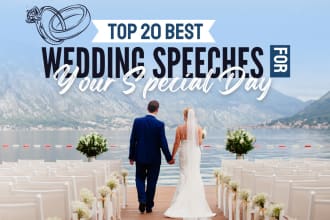 be your wedding vows writer for a bride or groom wedding speech, speech writer