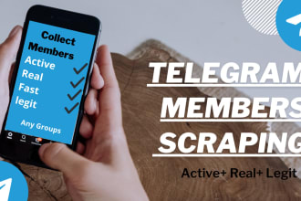 collect users from telegram groups and export them in csv