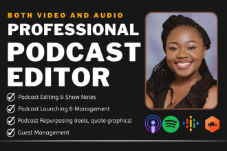 edit your podcast and write show notes