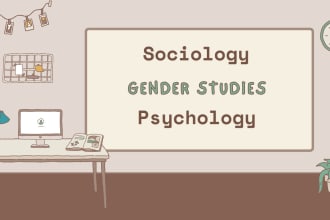 do sociology, gender studies and psychology