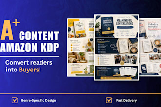 do amazon kdp a plus content design for your KDP book that get sales