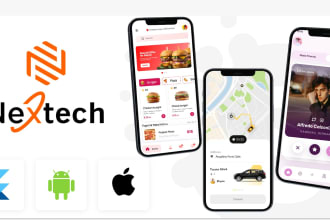 develop ios and android mobile app using flutter