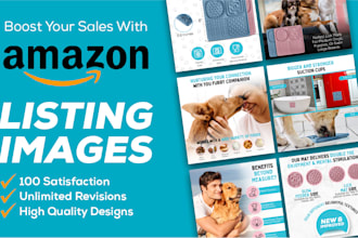 create amazon product listing images, infographics  a plus designs