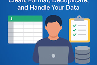 help you create an organized excel spreadsheets data quickly