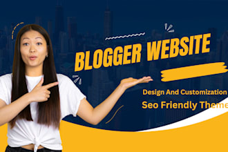 create professional blogspot blogger website setup