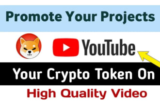 done crypto token promotion on youtube