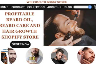 design lucrative beard oil shopify store beard creams store beards products