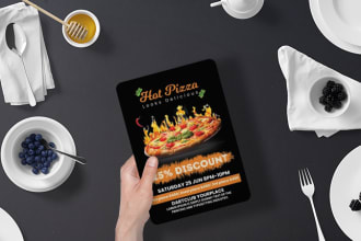 design creative digital menu, awesome restaurant , food menu board
