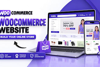 build woocommerce store and wordpress webshop