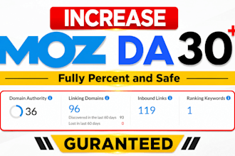 increase your moz domain da with high quality SEO backlinks