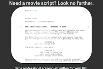 write hindi or english fictional stories and scripts