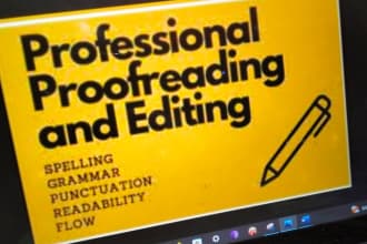 proofread and line edit urgent essay in any field