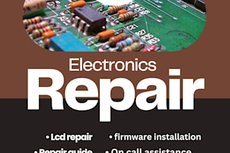 guide you on any electronics related repairs or inquiries