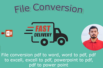 convert pdf to word excel etc and reverse convert