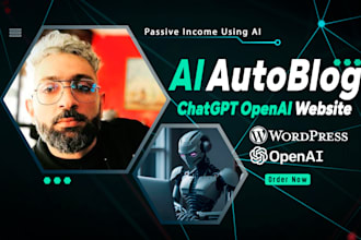 build ai autoblog wordpress site by chatgpt openai in your niche