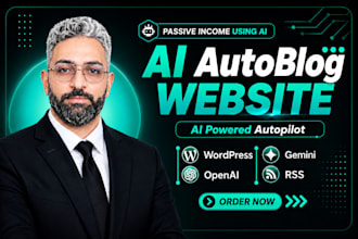 build ai wordpress autoblog or autopilot automated news website