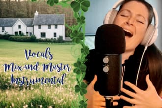 record and mix master vocals to streaming standard