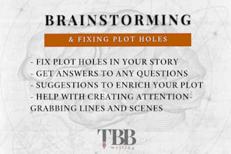 help you brainstorm your story plot and fix plot holes