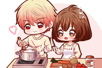 make ych cooking together and ych balloon heart