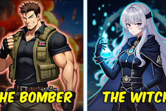 design attractive custom anime, manga, manhwa thumbnails