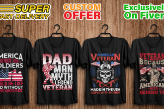 create flag t shirt design of any country with in 24 hours
