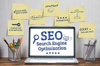provide on page and off page SEO services