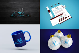 create a company logo design, branding kit, and full brand identity package
