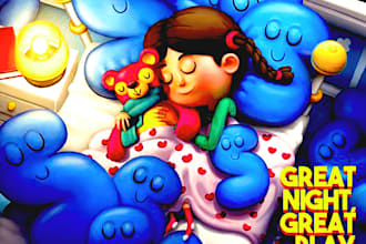 create children book illustration and book illustrate