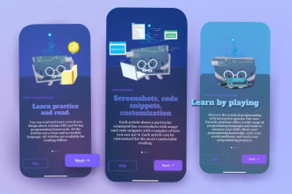 create UI UX design for ios android app in figma or adobe xd