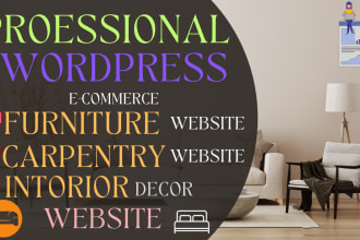 build furniture,carpentry,patio and interior decor wordpress website