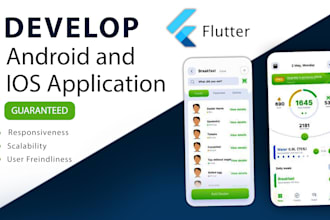 develop hybrid or native android and ios app in flutter cross platform developer