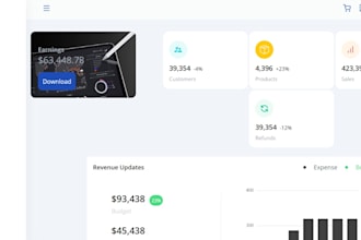 develop website with react, node, next and tailwind css