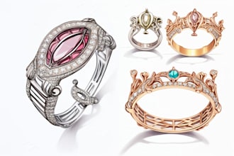 design fashionable jewellery and collections for you