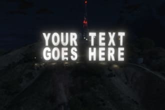 custom vinewood sign for your fivem server