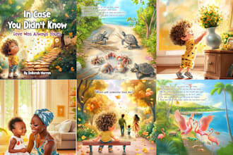 create children story book illustration using midjourney ai