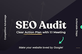 create an SEO audit report and do competitor analysis