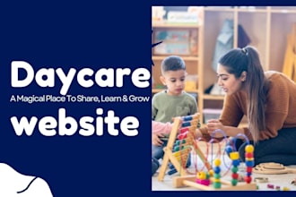 medical website, dentist, childcare, school website design, kindergarten website