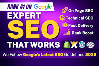 optimize website onpage technical SEO service wordpress wix shopify, squarespace