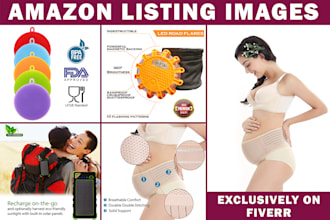 design amazon listing images, a plus content, product photos