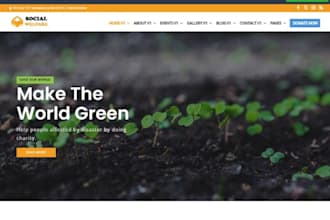 design nonprofit website charity website donation website